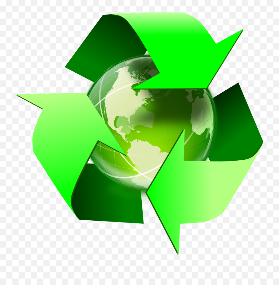 Free Clip Art - Earth Flashcards Emoji,Recycle Clipart