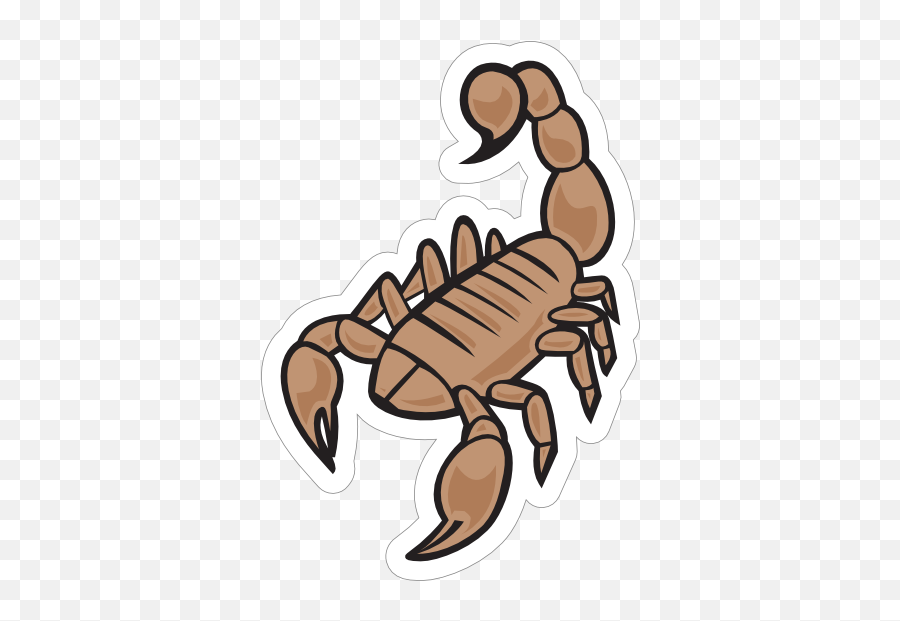 Scorpion Mascot Sticker - Emperor Scorpion Emoji,Scorpion Clipart