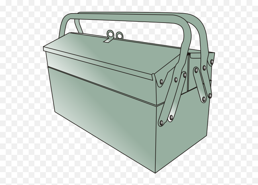 Toolbox Clip Art At Clker - Utility Box Drawing Easy Emoji,Toolbox Clipart