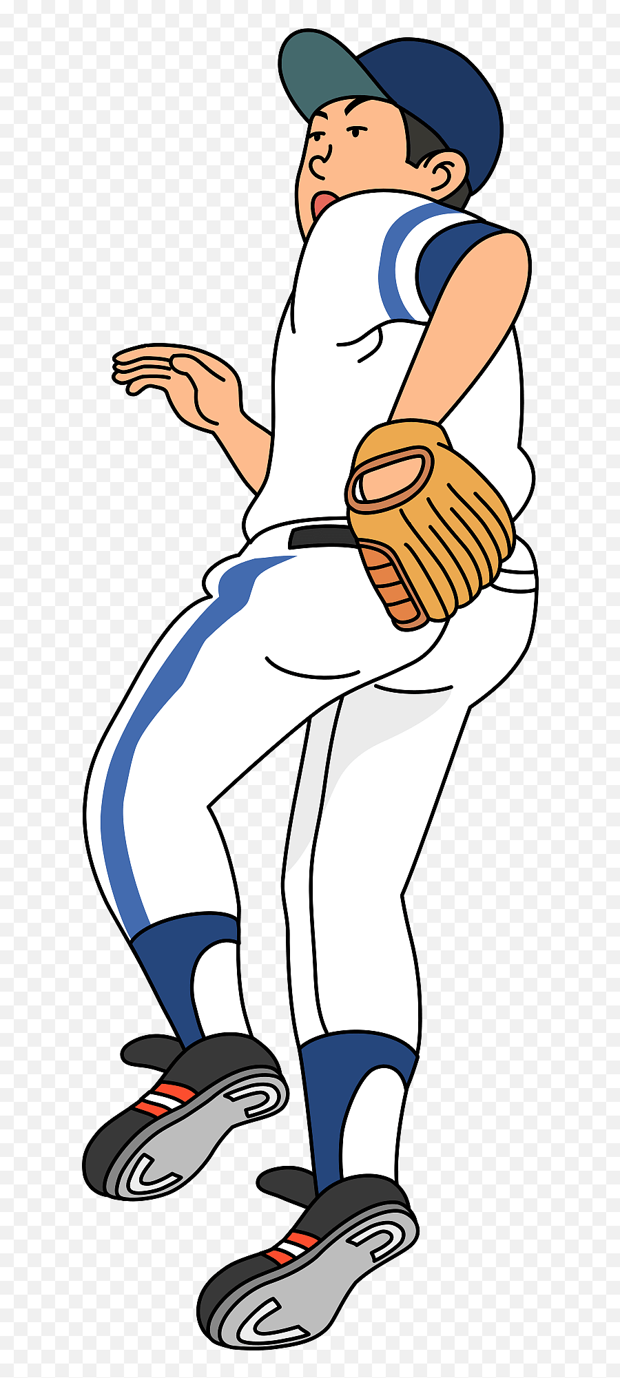 Baseball Player Clipart - Baseball Glove Emoji,Baseball Player Clipart