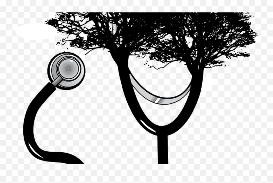 Stethoscope Apple Banner Freeuse Techflourish Collections - Black Tree Emoji,Oak Tree Png