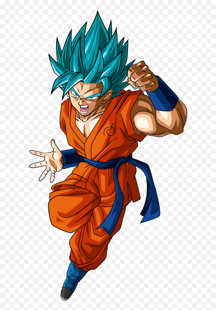 Dragon Ball Z Goku Super Saiyan Png - Dragon Ball Goku Super Sayajin Blue Emoji,Super Saiyan Png