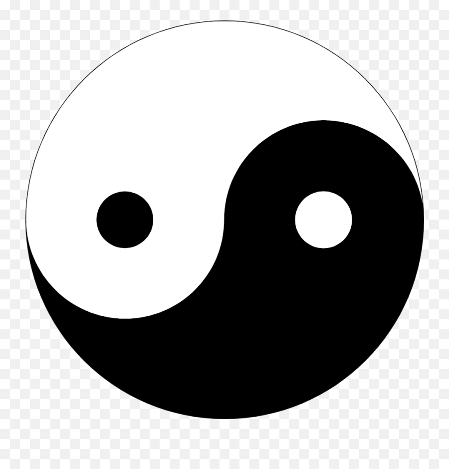 Free Yin Yang Transparent Background Download Free Clip Art - Chinese Fish Symbol Black And White Emoji,Yin And Yang Png