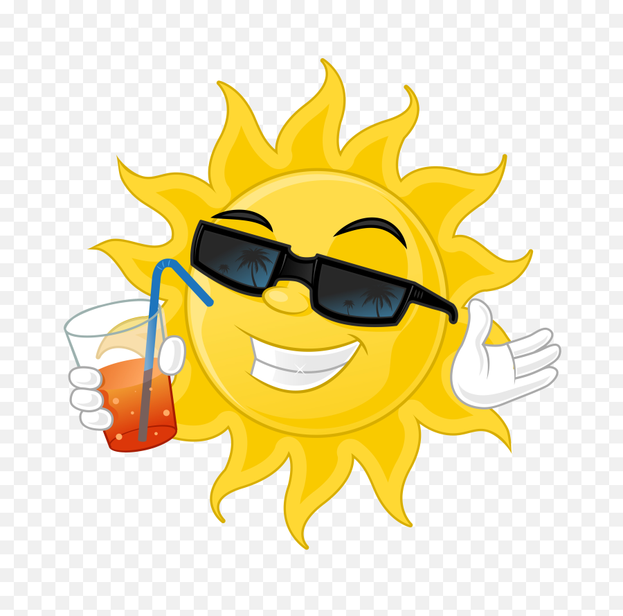 Clipart Sunshine Sunglass Clipart Sunsh 1684769 - Png Sunshine With Sunglasses Drawing Emoji,Sunglasses Clipart Png