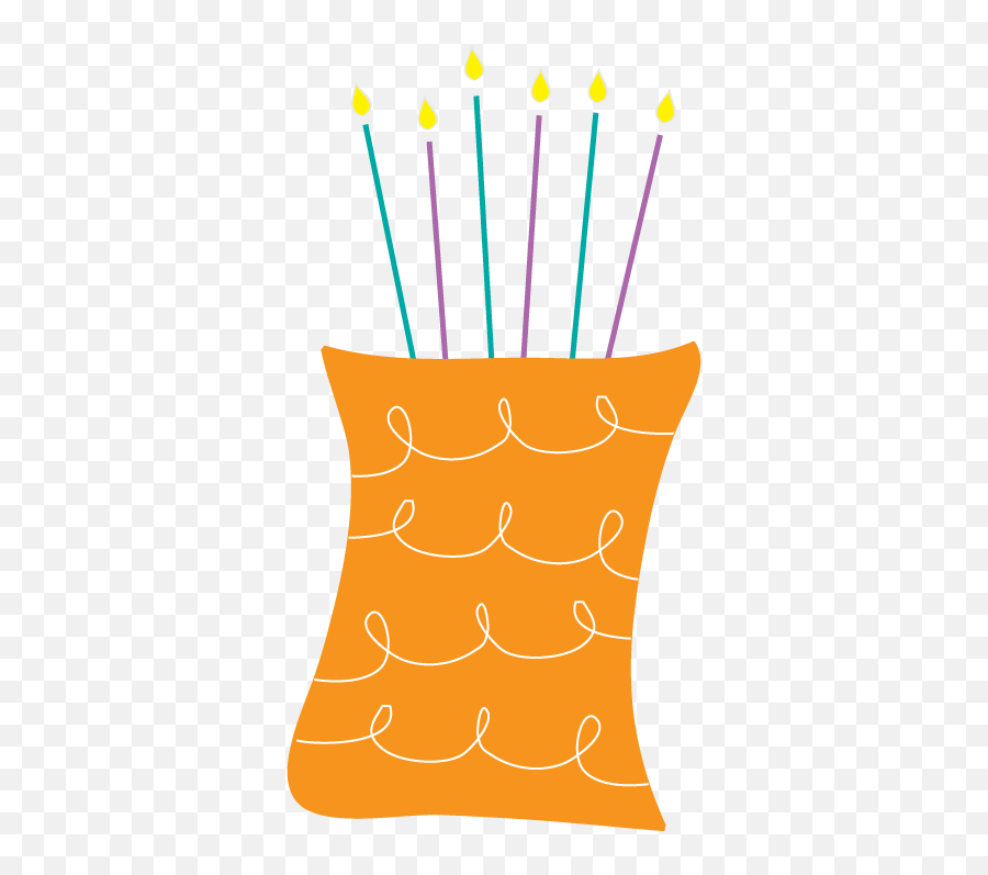 Free Happy Birthday Clipart And Graphics To For Invitations - Orange Birthday Cake Clip Art Emoji,Birthday Cake Clipart
