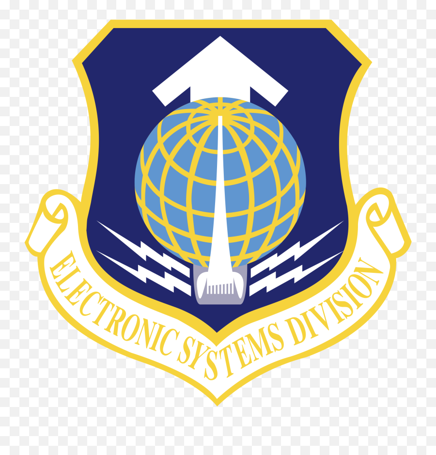 Download Hd Electronic Systems Division Logo Png Transparent - Air Force Electronic System Center Logo Emoji,Us Air Force Logo