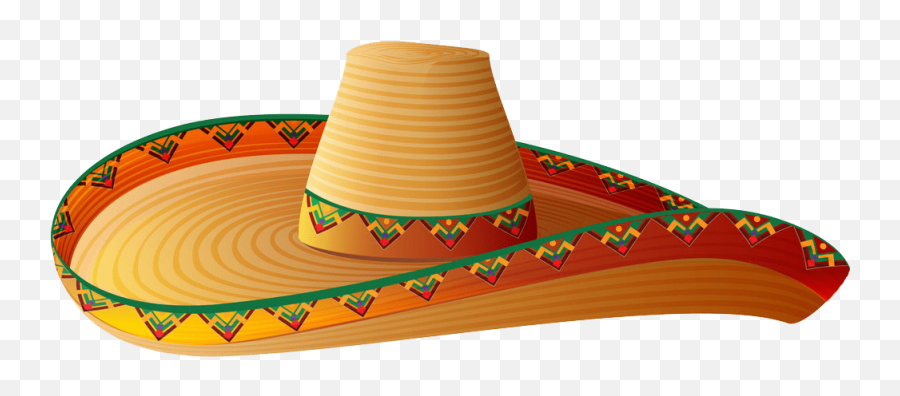 Sombrero Straw Hat Png Transparent - Clipart World Sombrero Mexican Hat Emoji,Sombreros Clipart