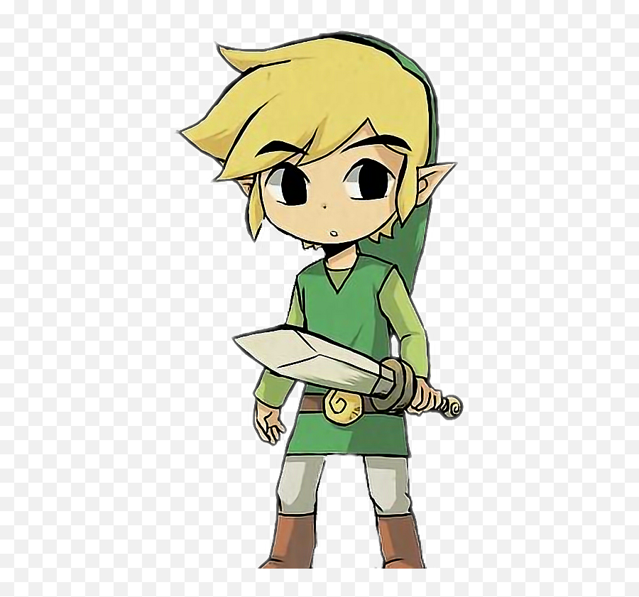 Legend Of Zelda Toon Clipart - Toon Link Drawing Emoji,Toon Link Png