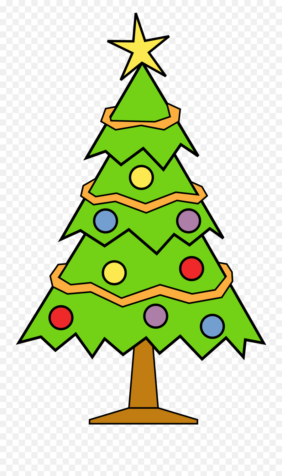 Clipart Christmas Tree Transparent - Christmas Tree Clip Art Emoji,Christmas Tree Clipart