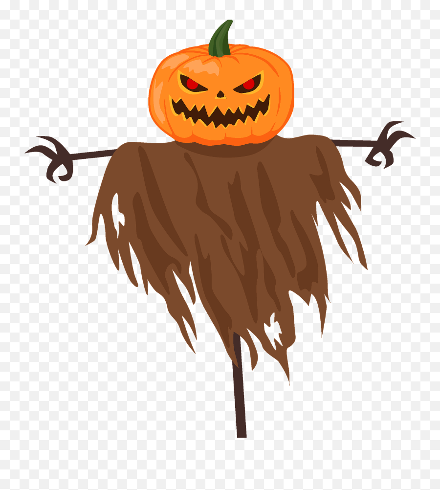 Scarecrow Clipart - Creepy Emoji,Scarecrow Clipart
