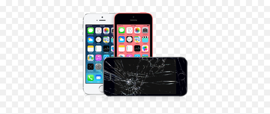Iphone 5s Or 5c Cracked Screen Repair Guide - Iphone 5s Default Apps Emoji,Cracked Screen Transparent