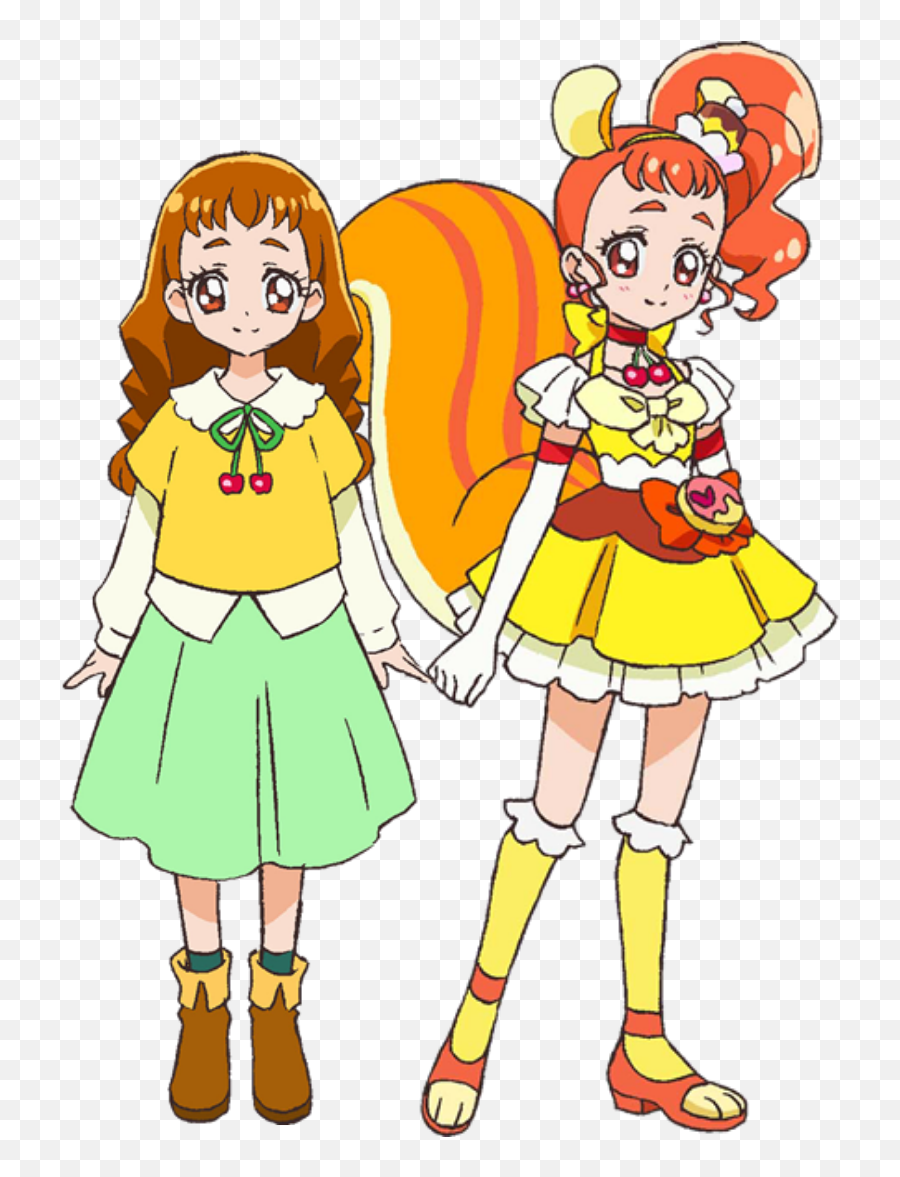 Pretty Cure Wiki - Kirakira Precure Cure Custard Clipart Kirakira Precure A La Mode Emoji,Cheer Bow Clipart
