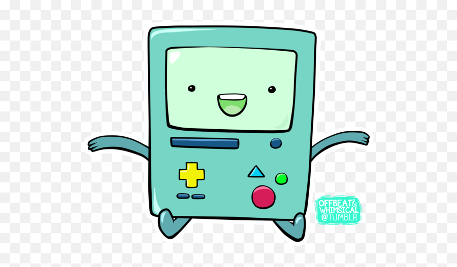 Download Hd Adventure Time Clipart Beemo - Adventure Time Draw Adventure Time Bmo Emoji,Time Clipart