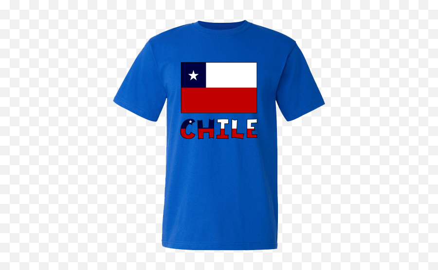 Download Chile Flag And Name In Colors American Made T - Shirt Emoji,Chile Flag Png