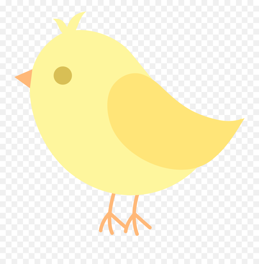Songbird Clipart Simple Bird - Bird Drawing For Nursery Emoji,Bird Clipart