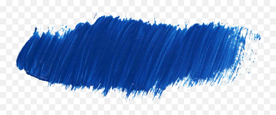 Dark Blue Paint Stroke Png Transparent - Transparent Paint Swatch Png Emoji,Paint Stroke Png