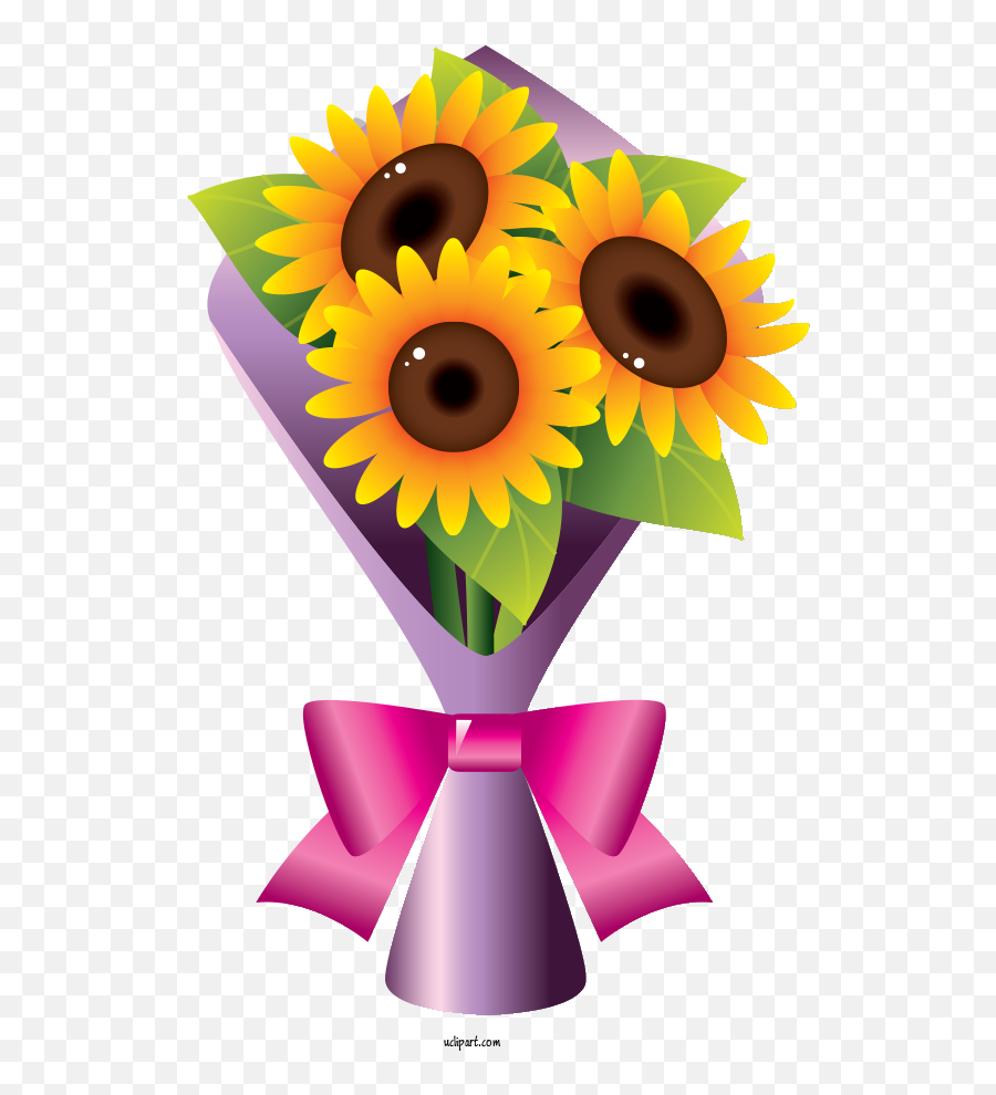 Flowers Flower Bouquet Flower Drawing For Sunflower Emoji,Flower Drawing Transparent
