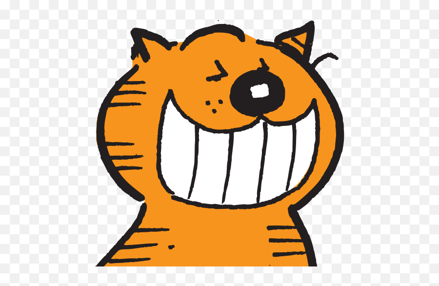 Heathcliff U2013 The Original Orange Cat Emoji,Orange Cat Png