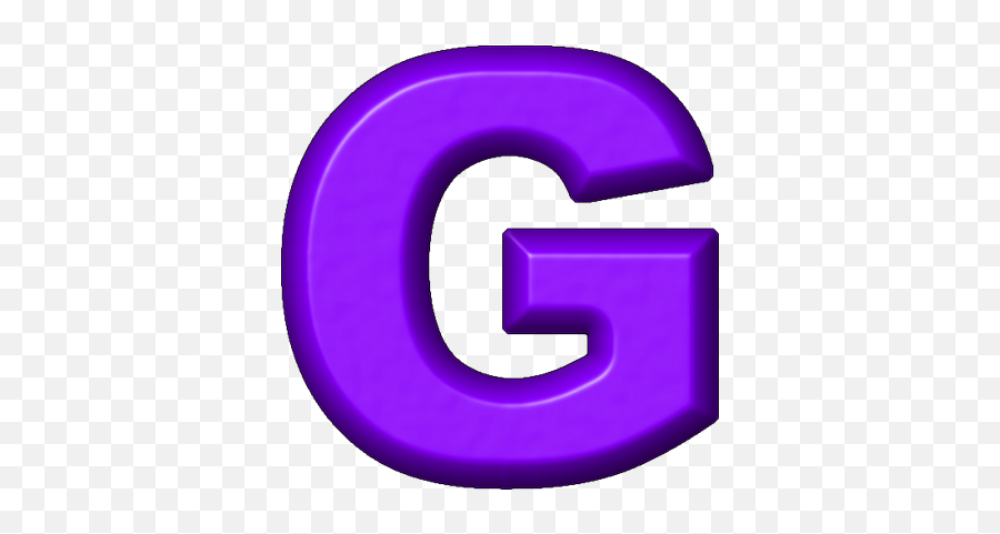 Alphabets Refrigerator Magnets Purple Letter G Site - Purple Emoji,Letter G Png
