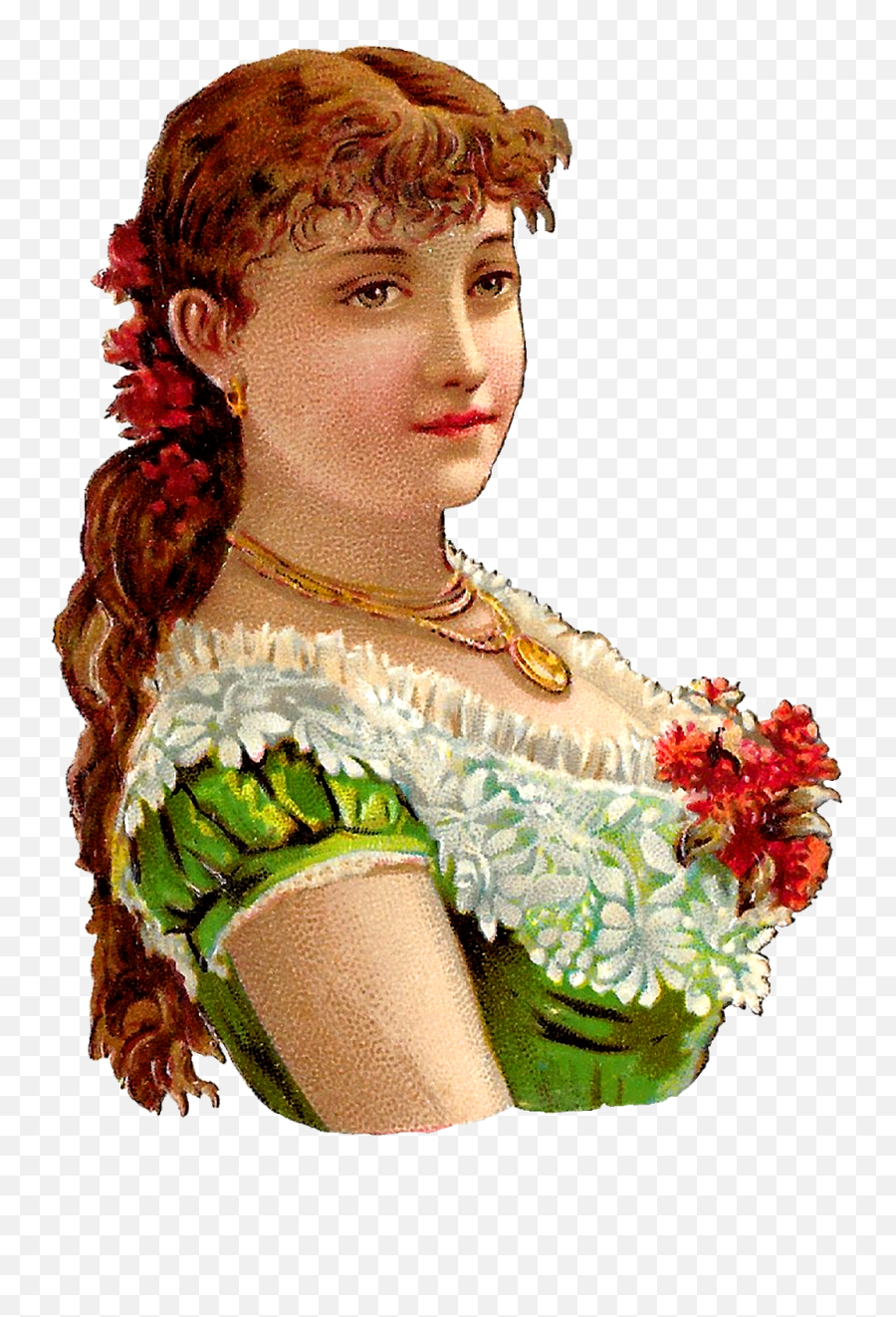 Antique Images Victorian Woman Antique Illustration Fashion - Victorian Woman Clipart Emoji,Fashion Clipart