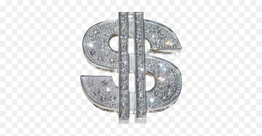 Download Hd Moneysign Sign Money Symbols Symbol - Silver Bling Dollar Sign Png Emoji,Money Sign Png