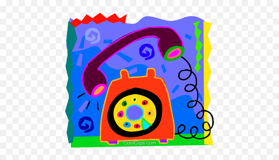 Telephone Ringing Off The Hook Royalty Free Vector Clip Art - Dot Emoji,Hook Clipart