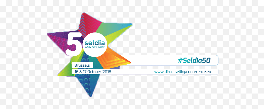 Seldia50 Anniversary - Seldia European Direct Selling Vertical Emoji,Amway Logo