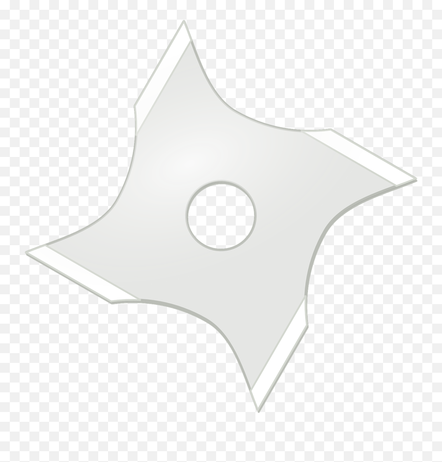 Ninja Star Shuriken Weapon - White Ninja Star Logo Transparent Background Emoji,Shuriken Png