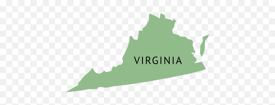 Virginia State Plain Map - Virginia State Png Emoji,Virginia Png