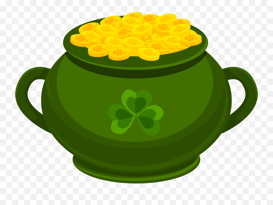 St Day Green Pot Of Gold Png - Serveware Emoji,Pots Of Gold Clipart