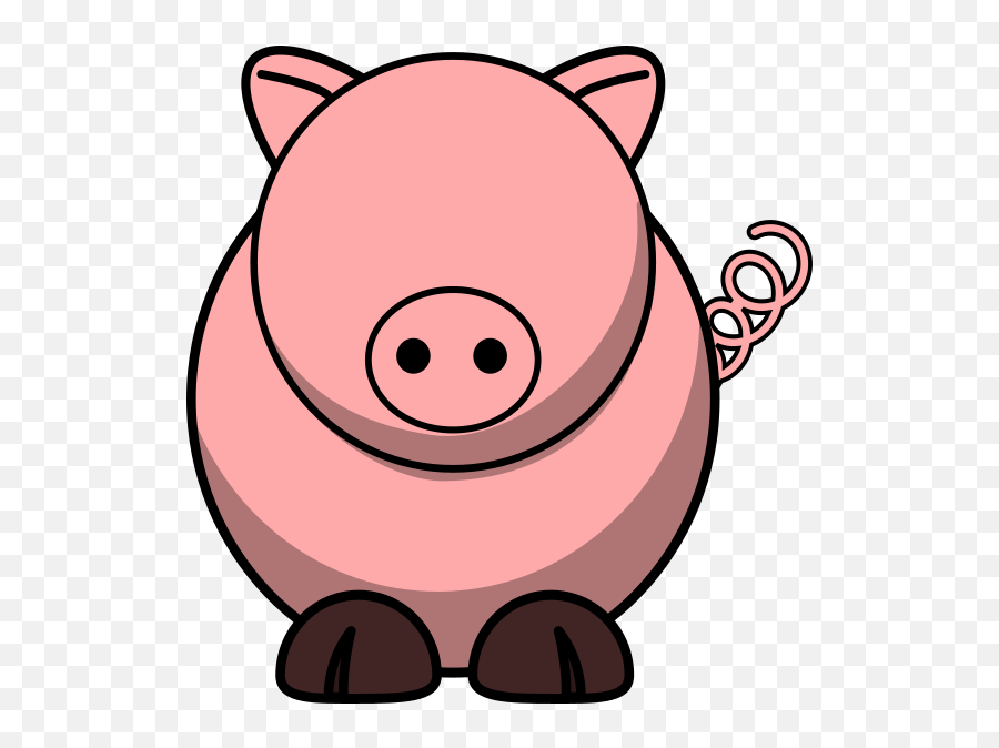 Download Eye Clipart Pig Frames - Pink Pig Cartoon Clipart Emoji,Guinea Pig Clipart