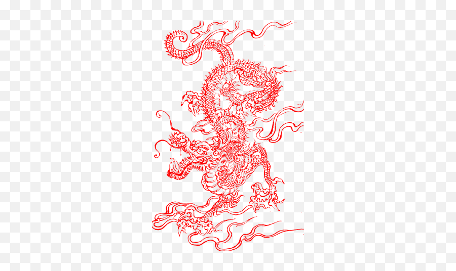 The Dragon - Transparent Red Chinese Dragon Emoji,Chinese Dragon Png