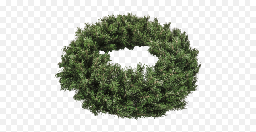 36 Taiga Evergreen Wreath Non Lit - Wreath Emoji,Wreath Transparent