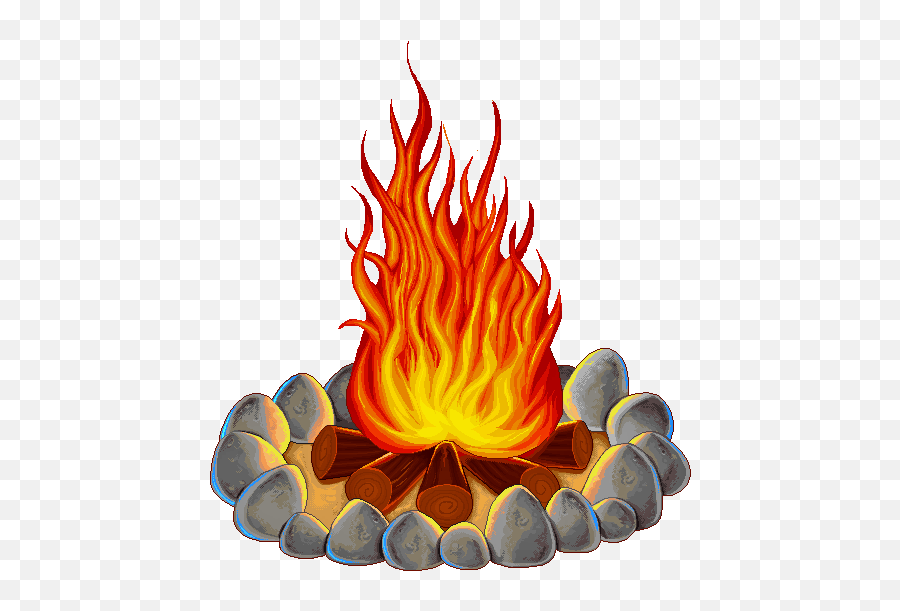 Free Library Fire Pit Clipart - Fire Pit Clipart Emoji,Fire Pit Png
