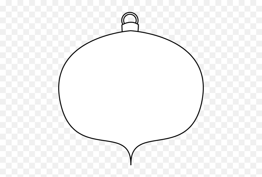 White Christmas Ornament Clipart Black - Skinny Black And White Ornament Clipart Emoji,Christmas Ornament Clipart