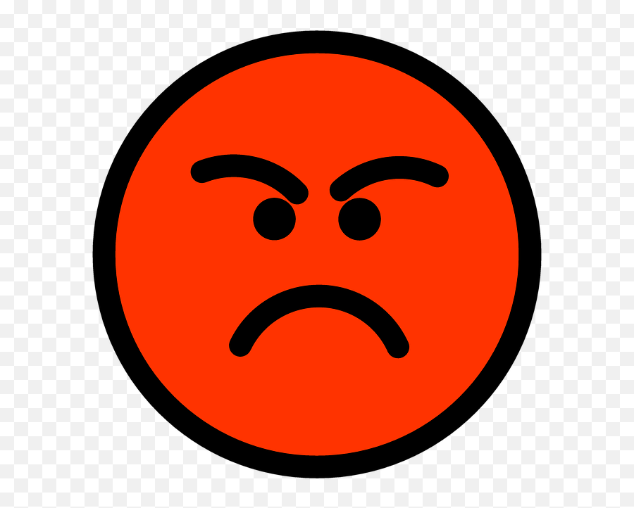 Emoji Emoticon Anger - Am Mad,Mad Emoji Png