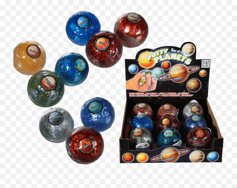 Marble Ball - Putty Planets Transparent Png Original Size Solar System Toys Emoji,Planets Transparent