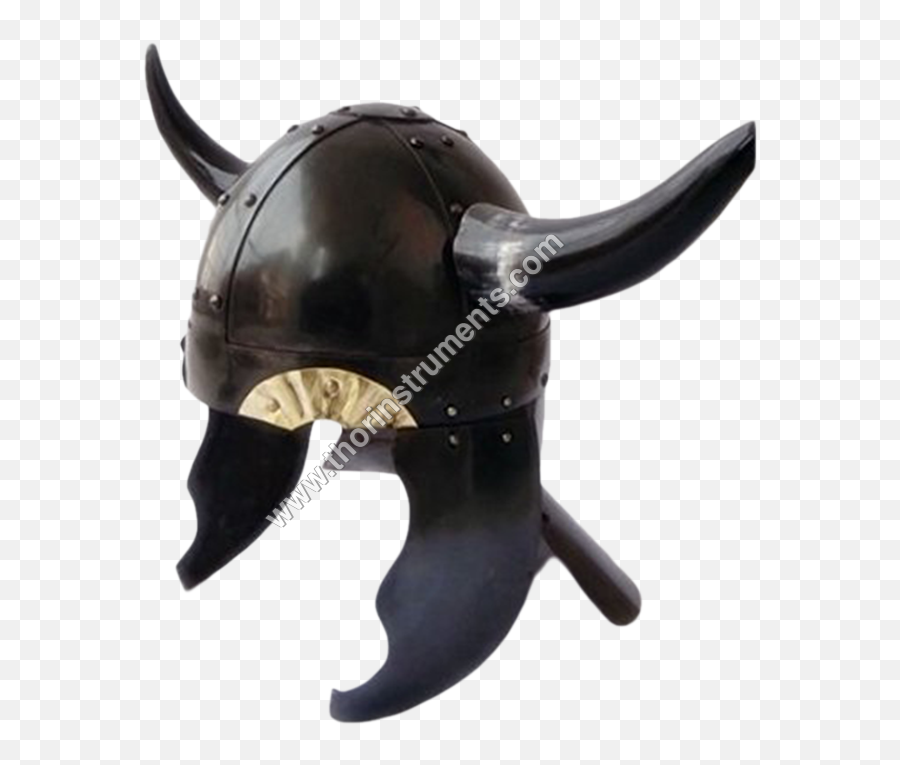 Viking Barbarian Hm259 Armor Helmet With Horns Exporter - Transparent Barbarian Helmet Emoji,Bull Horns Png