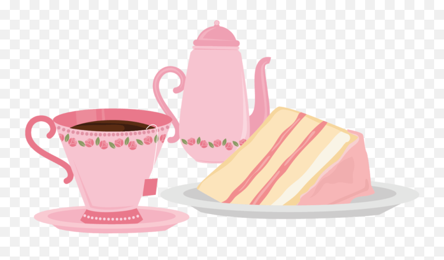 High Tea Clipart Png Transparent Png - Cartoon Afternoon Tea Clipart Emoji,Tea Clipart