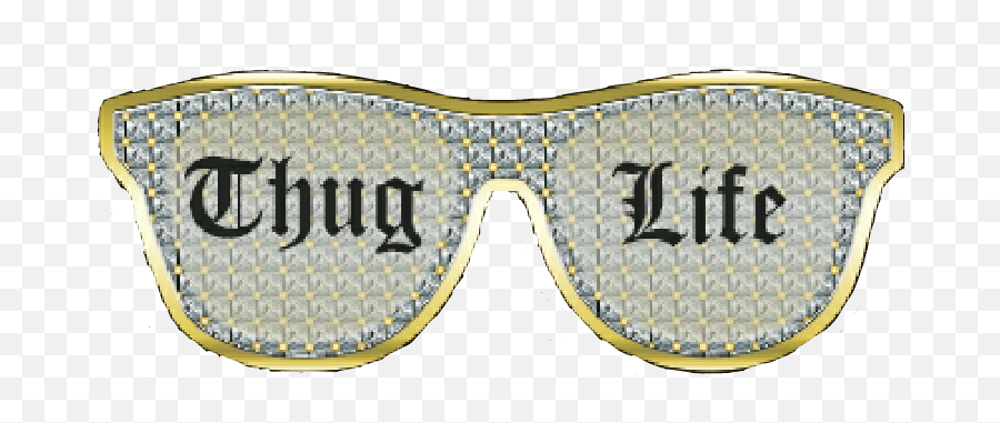 Thug Life Emoji,Thug Life Sunglasses Png