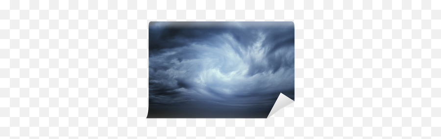 Storm Clouds Wall Mural Pixers - Cloud Emoji,Storm Clouds Png