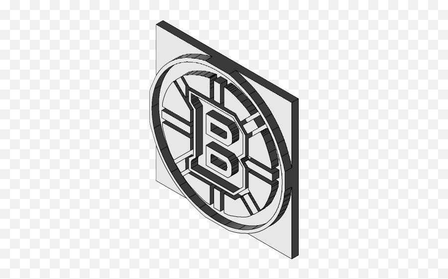 Boston Bruin Cut Out 3d Cad Model Library Grabcad Emoji,Boston Bruins Logo Png