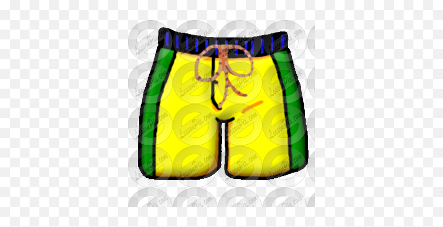 Swim Trunks Picture For Classroom Therapy Use - Great Swim Emoji,Jamaica Clipart