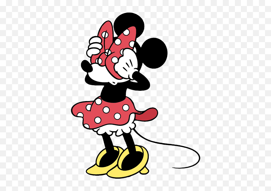 Download Classic Minnie Mouse Clip Art - Disney Minnie Mouse Emoji,Minnie Head Png