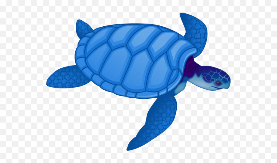 Free Sea Turtle Clipart Image 9 - Blue Sea Turtle Clipart Emoji,Turtle Clipart