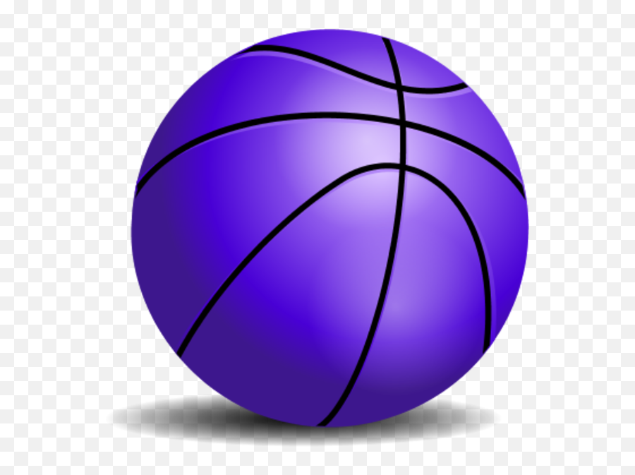 Basketball Clipart - Clipartbarn Purple And Gold Basketball Emoji,Basketball Hoop Clipart