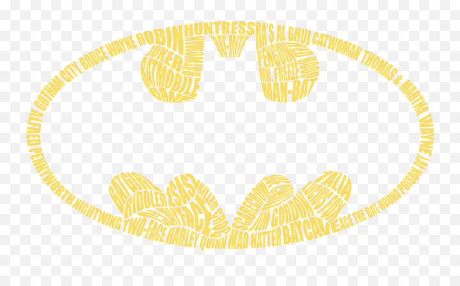 Batman - Word Logo Tshirt Dot Emoji,Word Logo