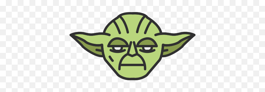 Jedi Jedi Master Starwars Yoda Icon - Star Wars Yoda Icon Png Emoji,Yoda Png