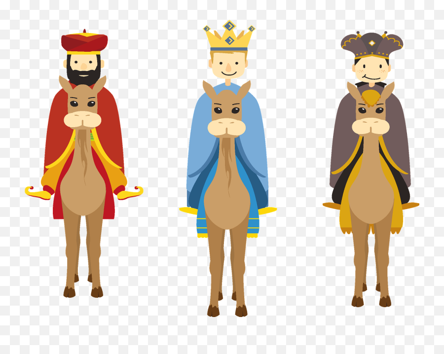 Epiphany - Three Wise Men Clipart Free Download Transparent Wise Men Camels Clipart Emoji,Ash Wednesday Clipart