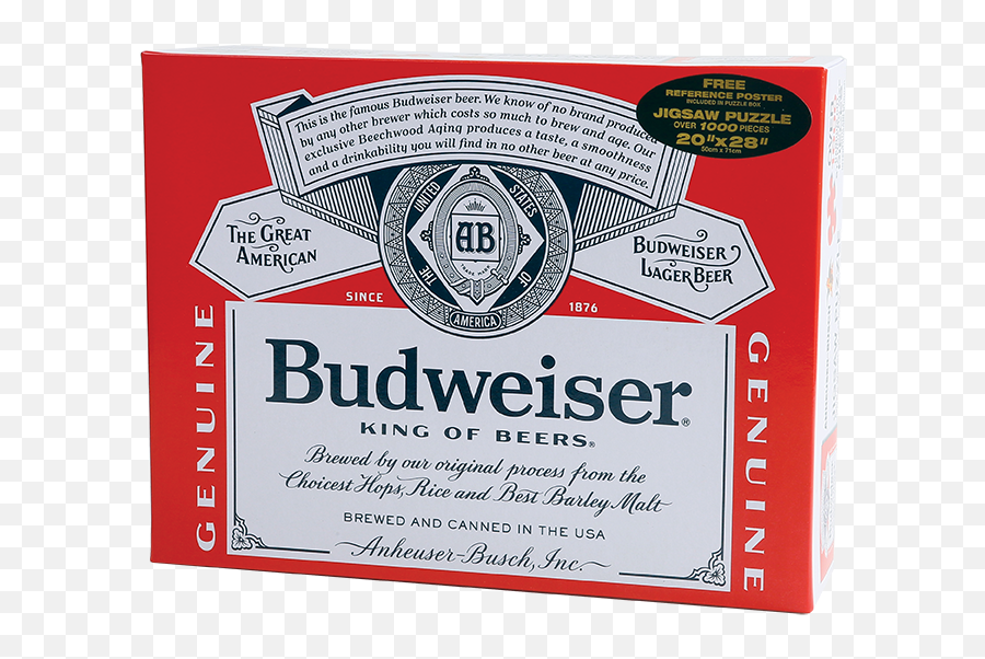 Budweiser Can Puzzle Shop Beer Gear - Budweiser Emoji,Anheuser Busch Logo